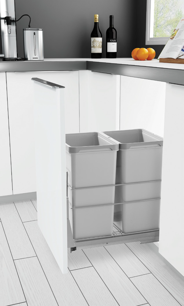 Imex Double Door Mounted Waste Container