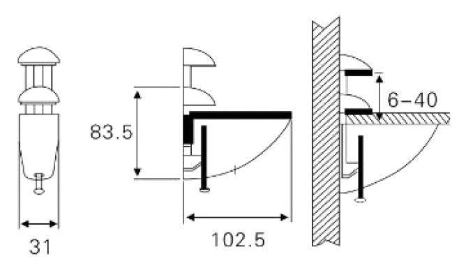Glass Shelf Supports (BCM157-2)
