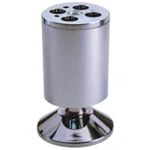Imex Short Brushed Chrome Furniture Legs
